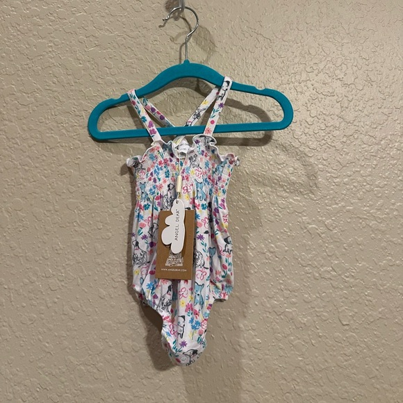 💙5/$25💙angel Dear Viscose Bamboo Sunsuit NWT - Picture 2 of 6